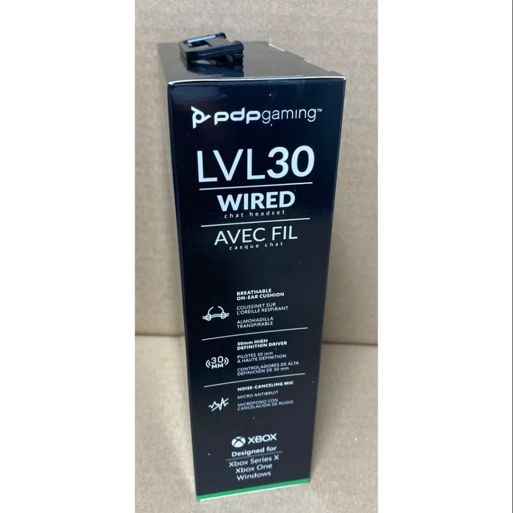 PDP LVL30 Wired Headset Noise Canceling‎ Mic Single Sided One Ear for PC Xbox